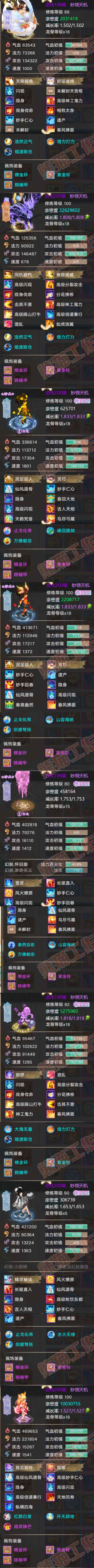 16840大话西游账号详情图7