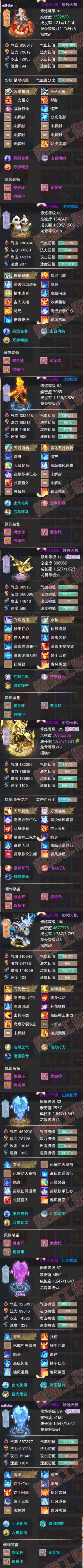 26449大话西游账号详情图5 26449大话西游账号详情图5